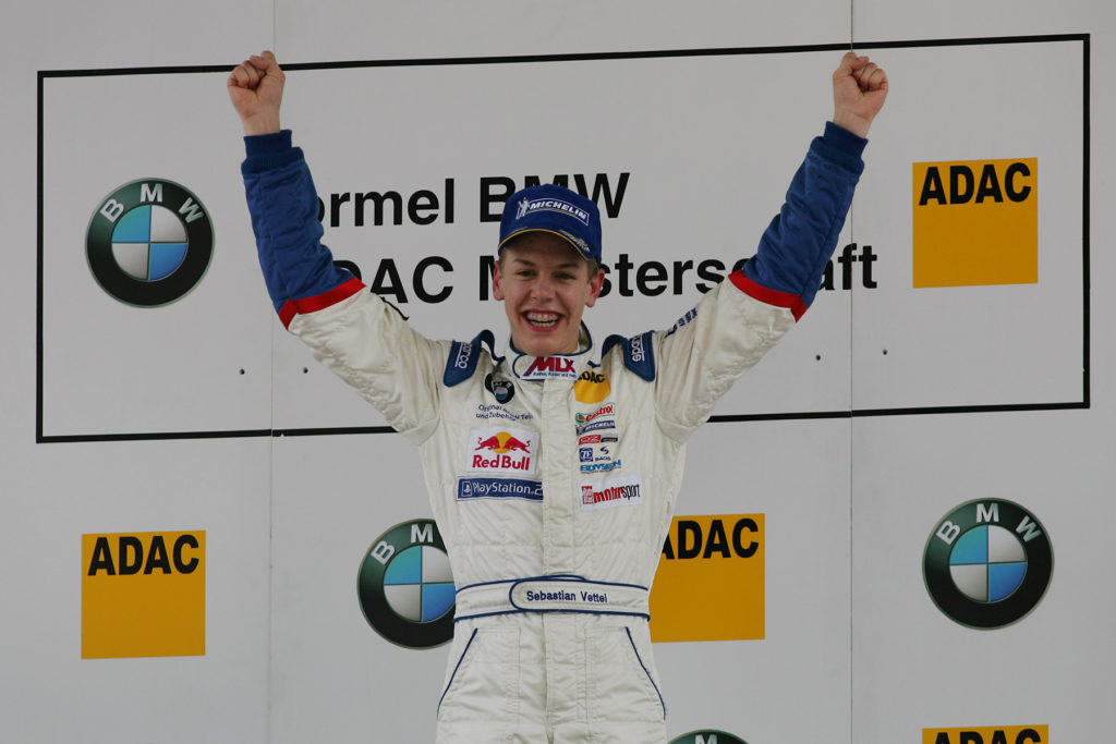 Sebastian Vettel 2004 in der Formel BMW Credit: BMW AG