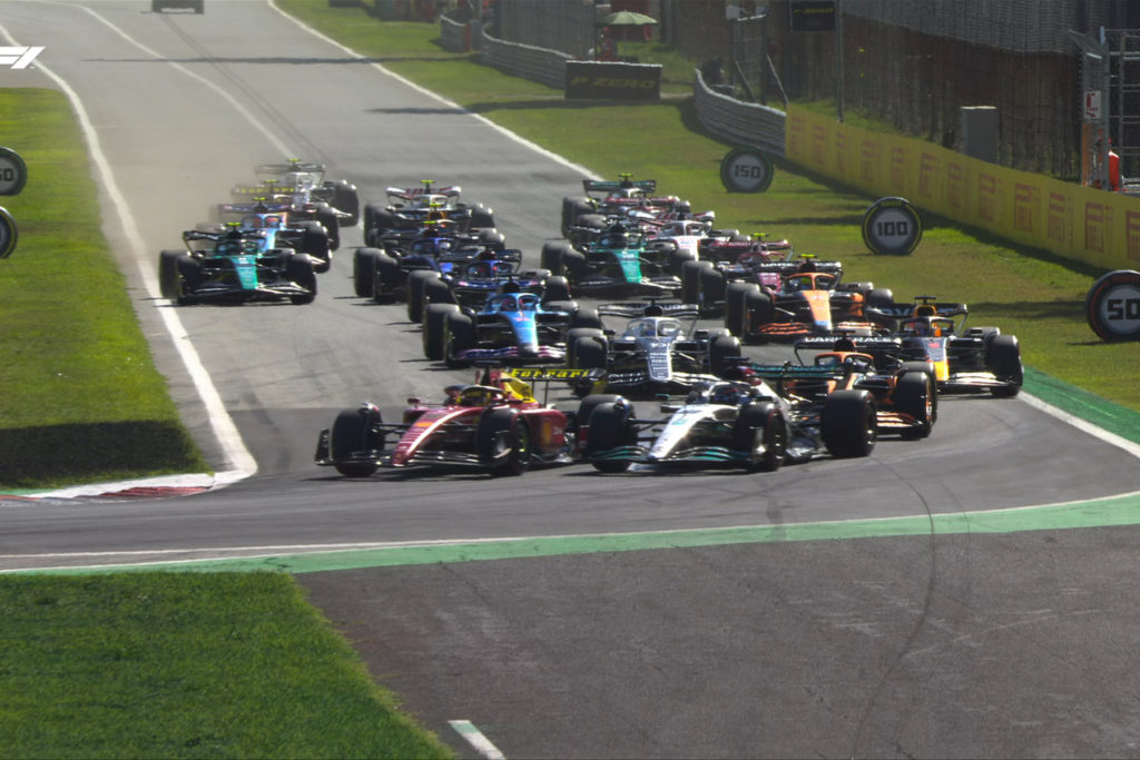 Formel 1 Italien Grand Prix Monza Start 2022