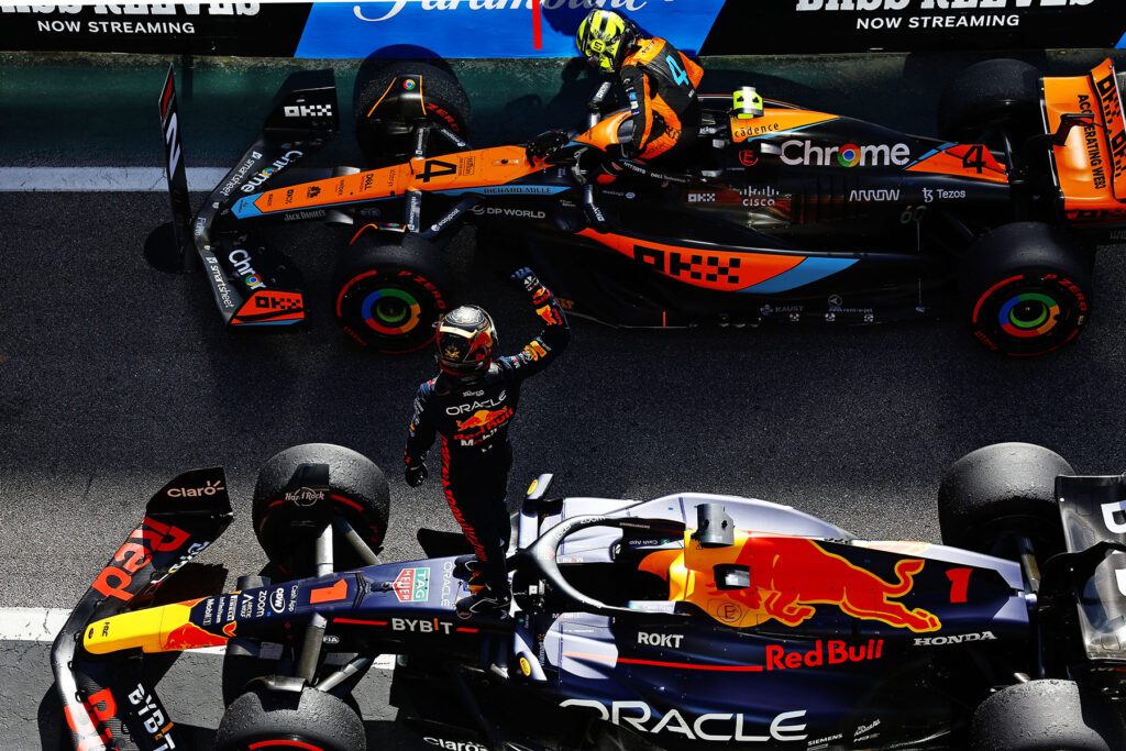 Formel 1 Max Verstappen Red Bull Lando Norris McLaren Sao Paulo 2023
