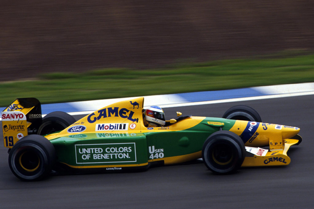 Michael Schumacher 1992. Credit: F1/Twitter