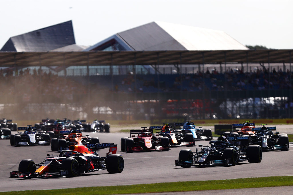 Formel 1 Start Sprint Silverstone 2021